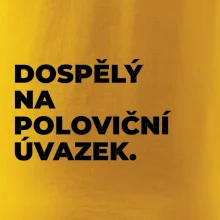 DOSPĚLÝ NA POLOVIČNÍ ÚVAZEK.