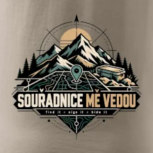 Souřadnice mě vedou horská mapa
