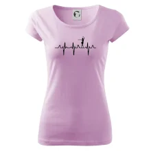 EKG tanečnice salsy