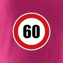 Dopravní značka - omezení rychlosti 60