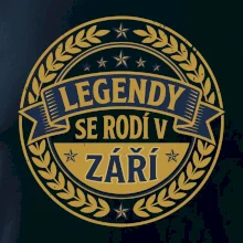 Legendy se rodí v září - Retro emblém