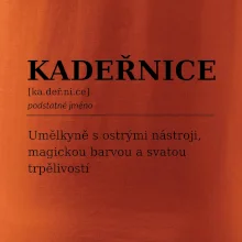Kadeřnice umělkyně s ostrými nástroji
