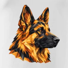Německý ovčák - geometrická hlava