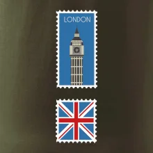 Londýn známka barevná
