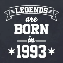 Legends are born in 1993