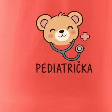 Pediatrička - minimalistický medvídek s křížkem