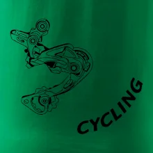 Cycling nápis šikmo