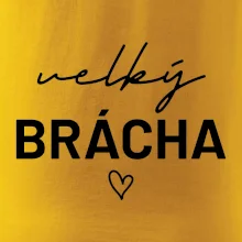 Velký brácha - nápis na prsou