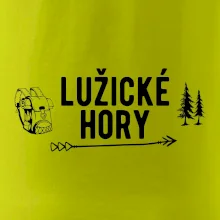 Lužické hory nápis