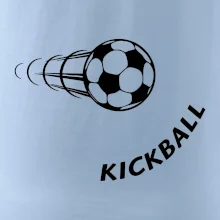 Kickball nápis šikmo