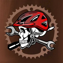 Lebka biker opravář