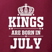 Kings are born in July