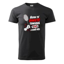 Badmintonová raketa není tenisová