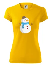 Sněhulák se šálou