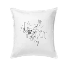 Basketbalista jedním tahem - výskok