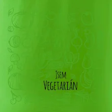 Jsem vegetarián - zelenina ve čtverci