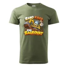Ráno káva pak bagrovat