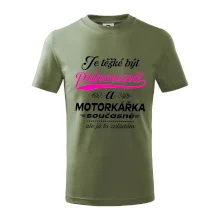 Je těžké být princezna - motorkářka Je těžké být princezna - motorkářka