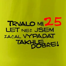 Trvalo mi 25 let než jsem začal vypadat takhle dobře