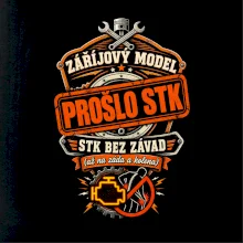 Záříjový model -  stk bez závad