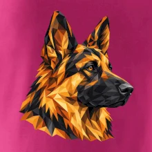 Německý ovčák - geometrická hlava