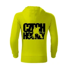 Czech hockey - nápis s hokejistou - Mistrovství světa v ledním hokeji 2026