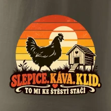Slepice káva klid a pohoda
