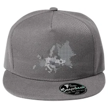 Mapa Evropy - srdce v Ukrajině