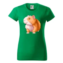 Morče - kreslené, bílo oranžové