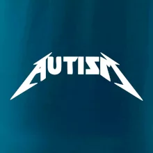 Autism rock nápis