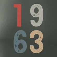 Vintage číslice 1963 Vintage číslice 1963