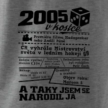 2005 v kostce
