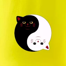 Kočky jin jang barevné