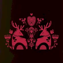 Folklor - dva jeleni