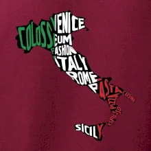 Mapy - názvy měst - Italie