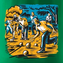 Petanque hra - modro oranžová