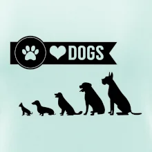 I love dogs - tlapka