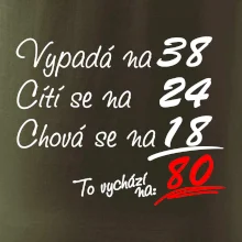 Vypadá, cítí se, chová se - 80 let