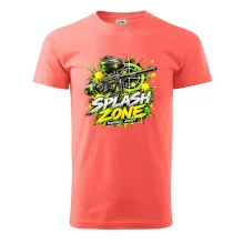 Neonový zásah splash zone paintball