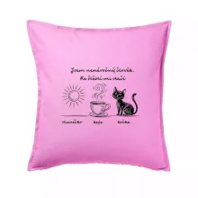 Jsem nenáročný člověk. Ke štěstí mi stačí sluníčko kafe kočka