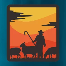 Pastevec ovcí - čtverec