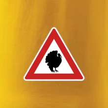 Dopravní značka - krocan