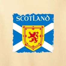 Skotská vlajka s erbem lva