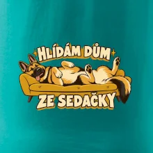 Hlídám dům ze sedačky - vlčák