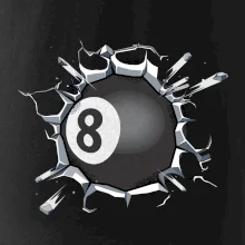 Kulečníková koule v triku