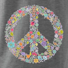 Peace symbol lístečky