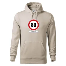 Dopravní značka - rychlost 80 - váš nápis