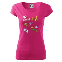 Tričko + 42 nažehlovacích zvířátek