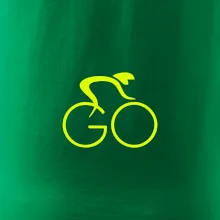 GO - Fluo cyklista malý