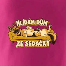 Hlídám dům ze sedačky - vlčák